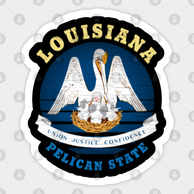 louisiana-pelican-state-flag-louisiana-state-sticker-teepublic